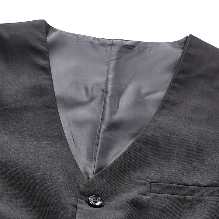 Ganzjahres-Arbeitsweste für Herren, geeignet für Alltag, Hochzeit, Bankett und Anzug. - image 7