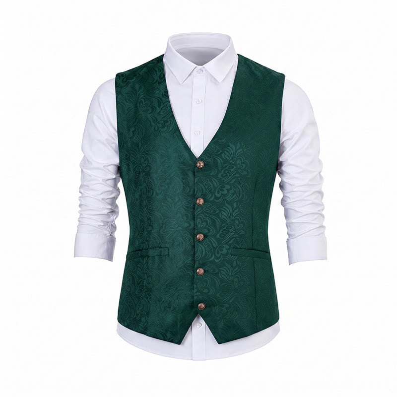 Herren-Weste mit Jacquard-Muster für lässige Halloween-Partys - image 20