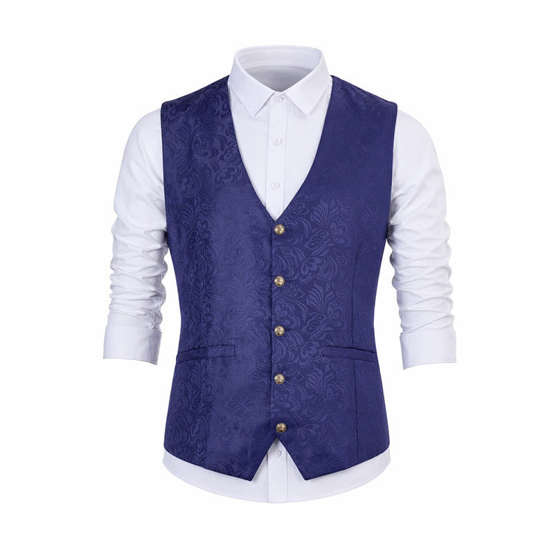 Herren-Weste mit Jacquard-Muster für lässige Halloween-Partys - image 14