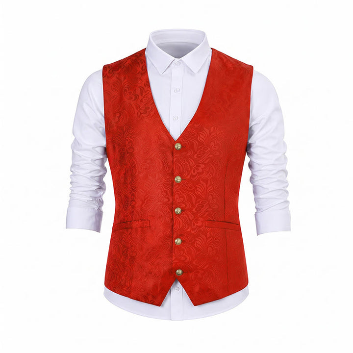 Herren-Weste mit Jacquard-Muster für lässige Halloween-Partys - image 18