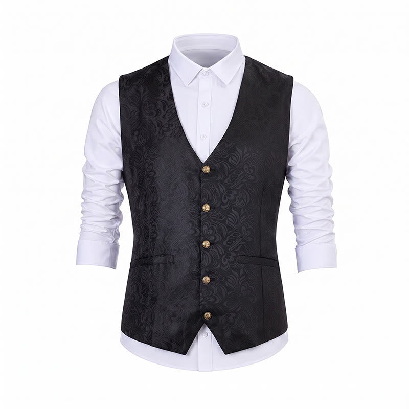Herren-Weste mit Jacquard-Muster für lässige Halloween-Partys - image 17