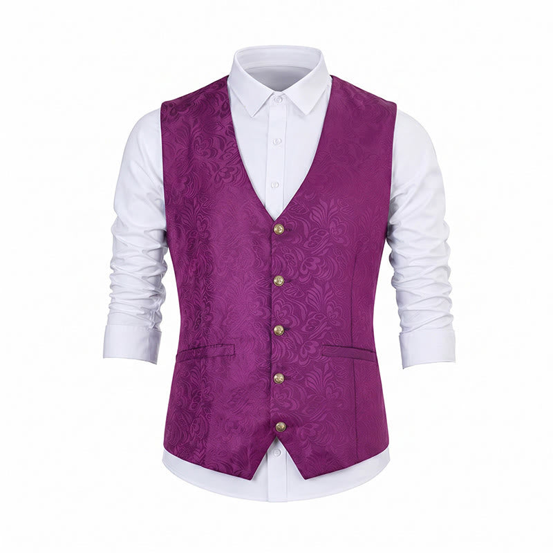 Herren-Weste mit Jacquard-Muster für lässige Halloween-Partys - image 19