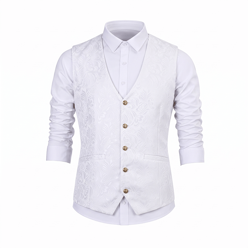 Herren-Weste mit Jacquard-Muster für lässige Halloween-Partys - image 16