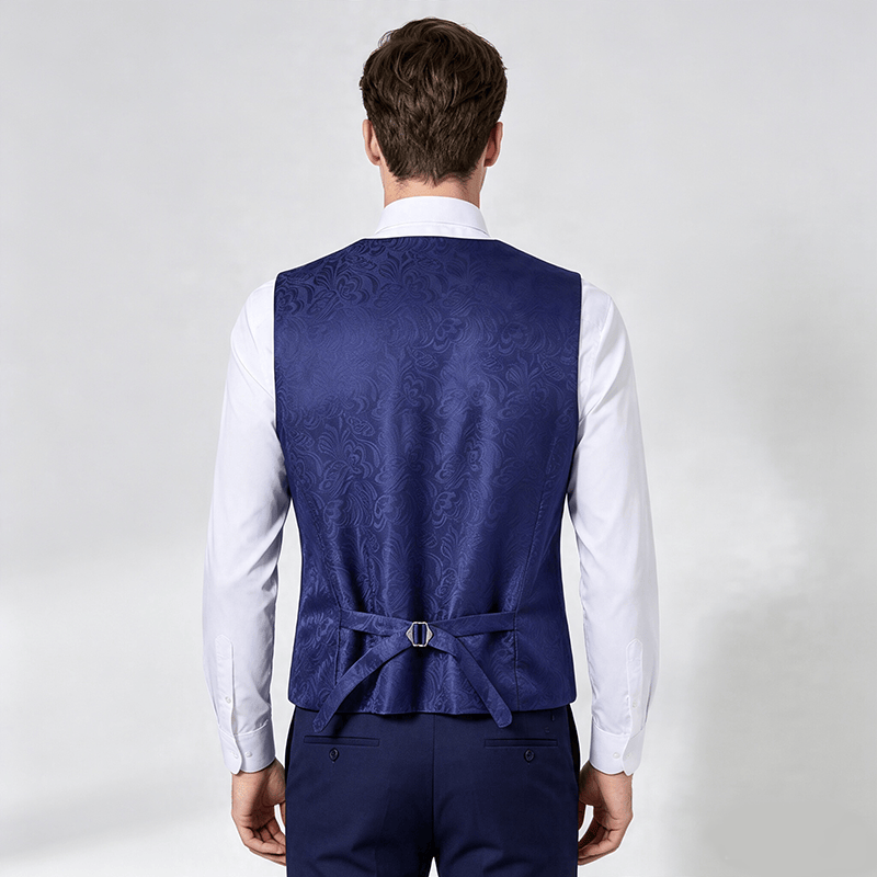 Herren-Weste mit Jacquard-Muster für lässige Halloween-Partys - image 3