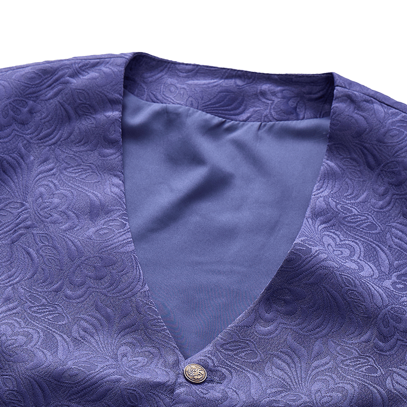 Herren-Weste mit Jacquard-Muster für lässige Halloween-Partys - image 9