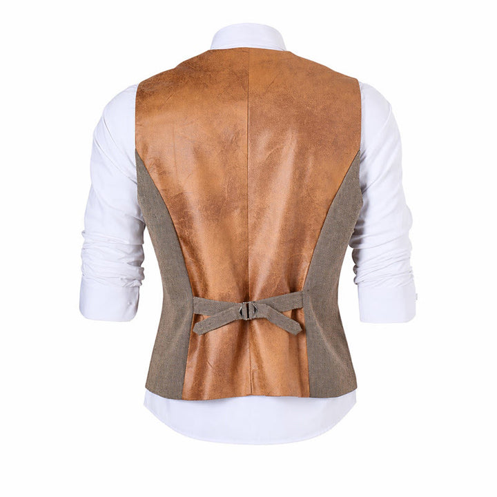 Herren-Anzugweste im Vintage-Stil mit Struktur für alle Jahreszeiten - image 12
