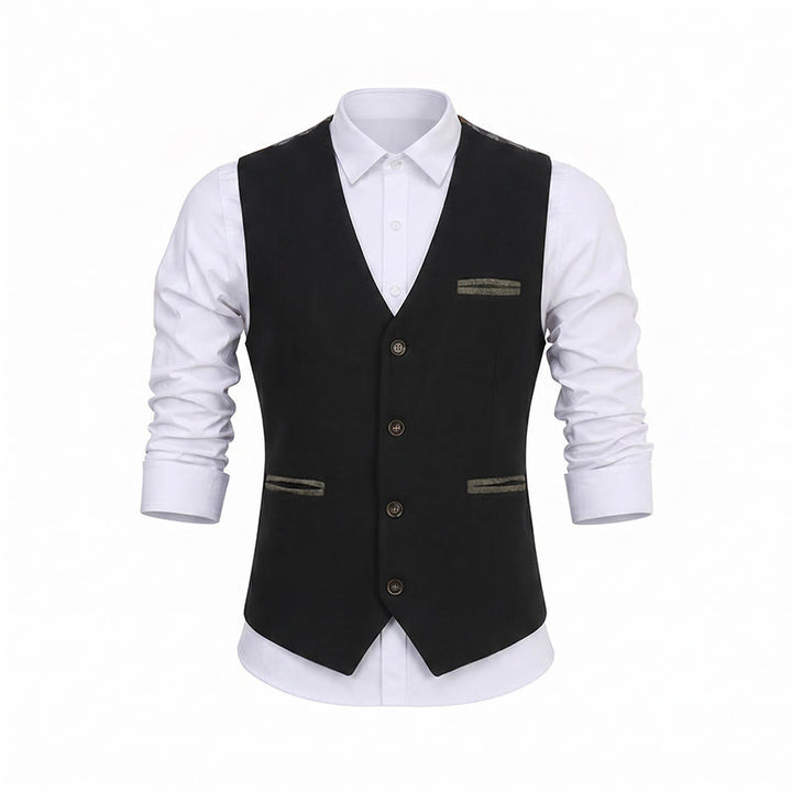 Herren-Anzugweste im Vintage-Stil mit Struktur für alle Jahreszeiten - image 13