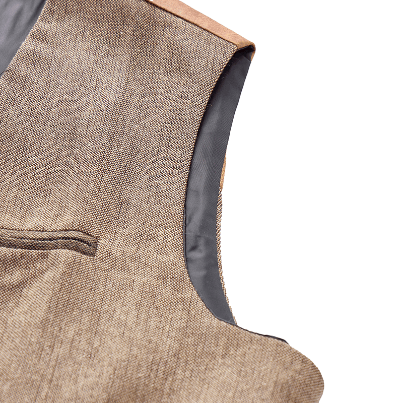 Herren-Anzugweste im Vintage-Stil mit Struktur für alle Jahreszeiten - image 8