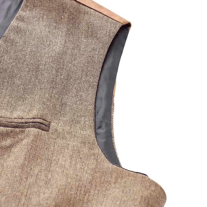 Herren-Anzugweste im Vintage-Stil mit Struktur für alle Jahreszeiten - image 8