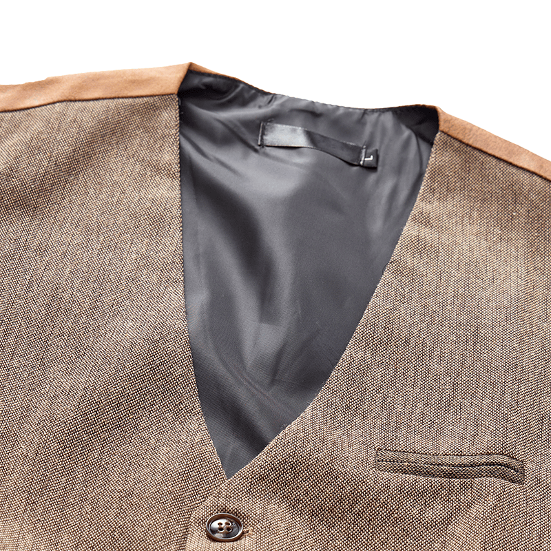 Herren-Anzugweste im Vintage-Stil mit Struktur für alle Jahreszeiten - image 6