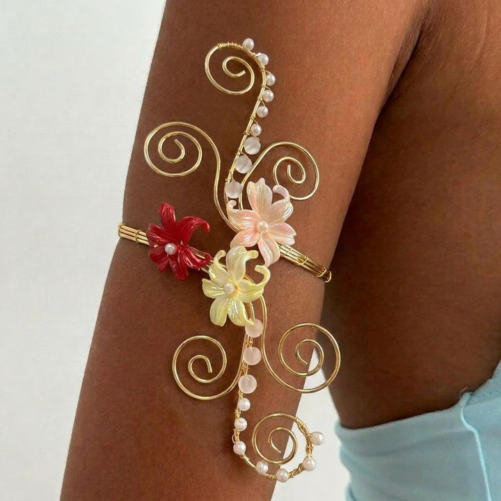 Ätherisches Armband mit Perlenknospen und kunstvollen Wirbeln - Stil Nr. 10 - image 19