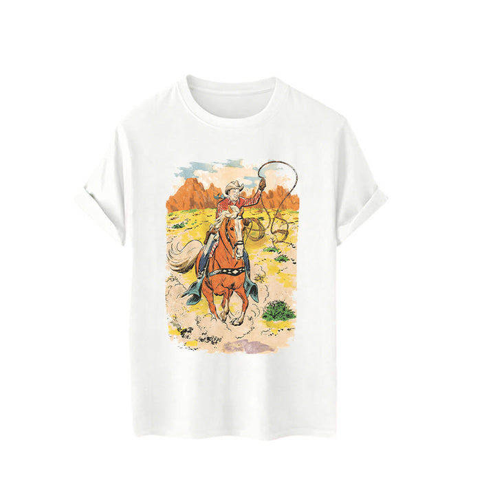 Retro-Cowboy-Lasso-Westernhemd im Comic-Stil - image 4