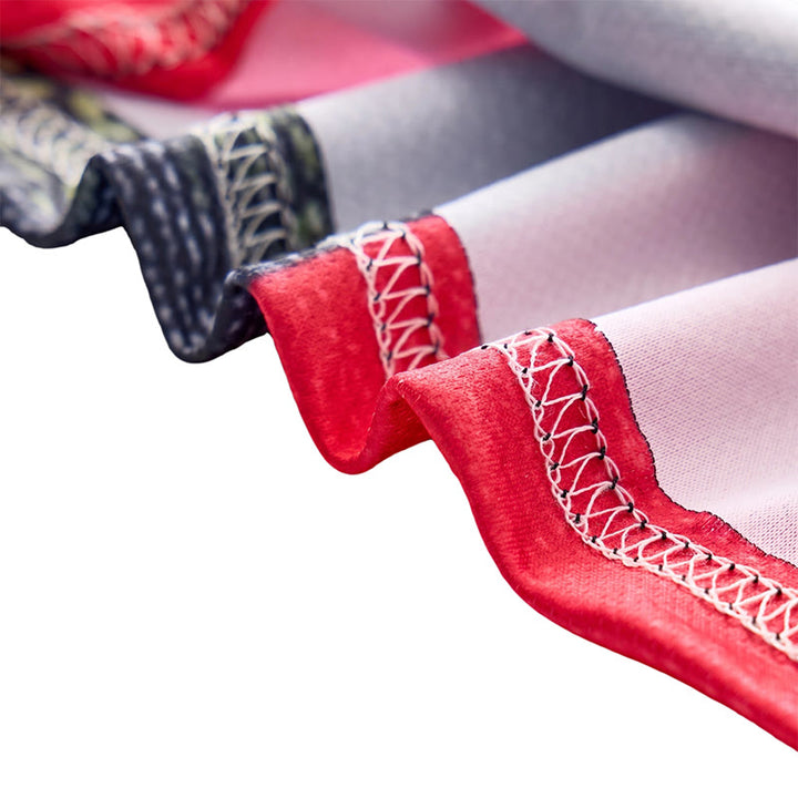 Street Style Poloshirt mit 3D-Print, Reißverschlusskragen und farbenfrohem 3D-Print - image 7