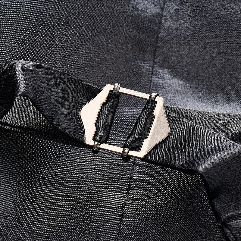 Luxuriöse Anzugweste mit Schlangenmuster in Metallic-Optik - image 9