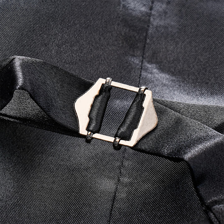 Luxuriöse Anzugweste mit Schlangenmuster in Metallic-Optik - image 9