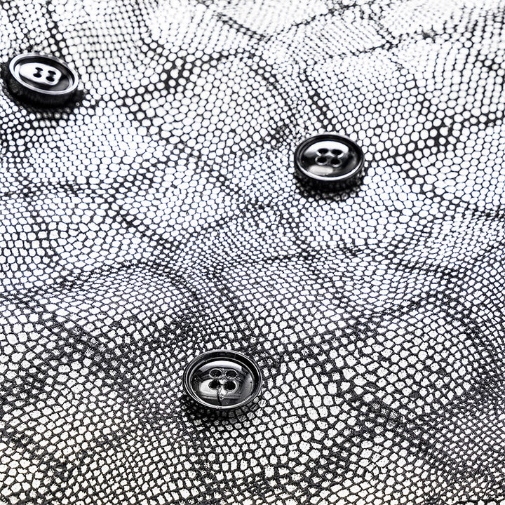 Luxuriöse Anzugweste mit Schlangenmuster in Metallic-Optik - image 6
