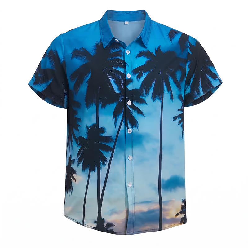 Herren-Hawaiihemd mit kurzen Ärmeln für den Sommerurlaub am Strand - image 9
