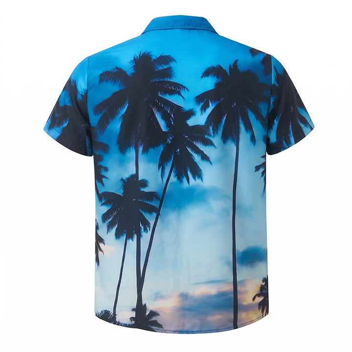 Herren-Hawaiihemd mit kurzen Ärmeln für den Sommerurlaub am Strand - image 10