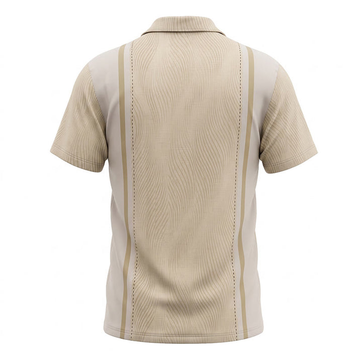Herren Kurzarmhemd mit Knöpfen, lässig, für Sommer und Strandurlaub - image 10