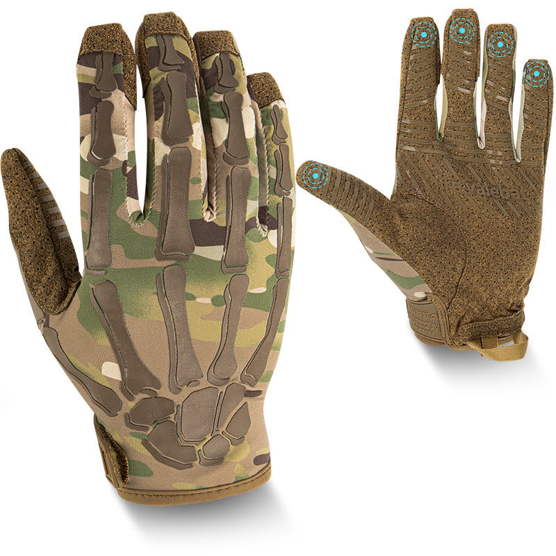 Skelettartige, leichte, elastische Sommer-Motorrad-Taktikhandschuhe - image 1