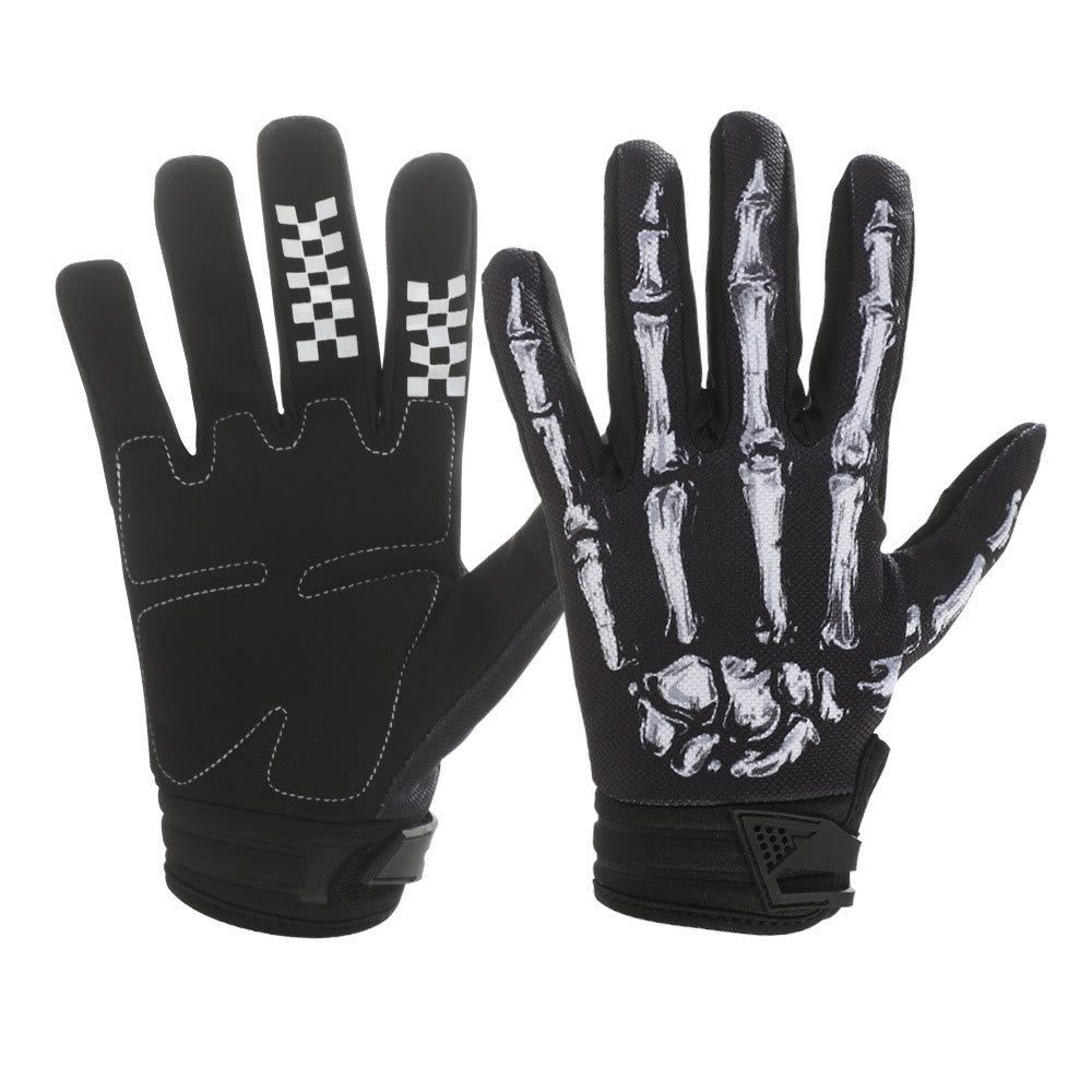 Rose Skeleton Motorrad-Touchscreen-Vollfinger-Taktikhandschuhe - image 8