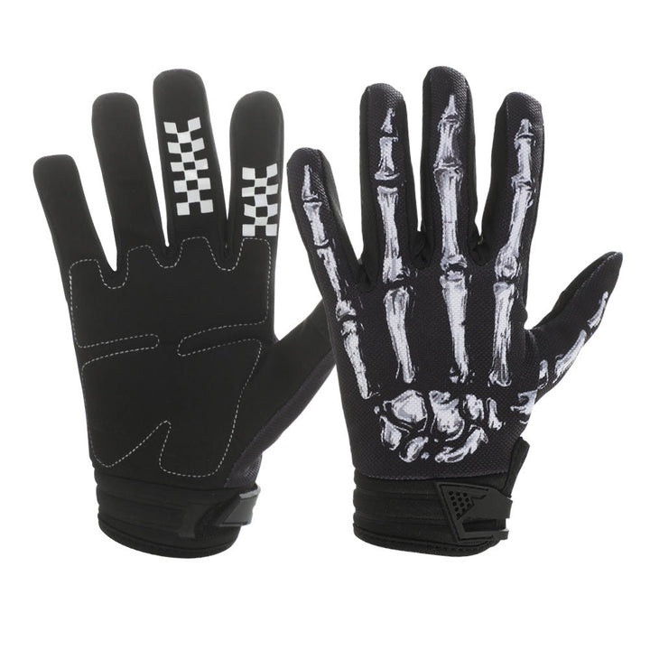 Rose Skeleton Motorrad-Touchscreen-Vollfinger-Taktikhandschuhe - image 8