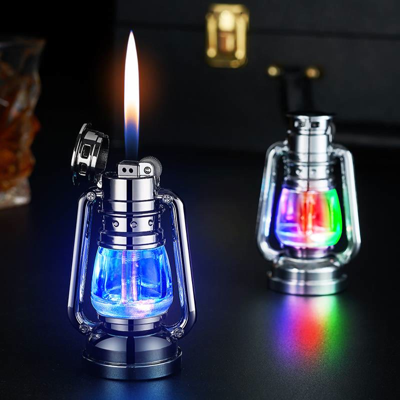 Kreative Öllampenform, farbenfrohes Licht, Butanfeuerzeug - image 0
