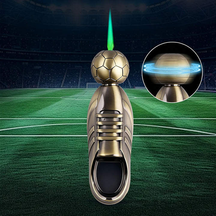 Neuheit: Fußballschuh-Kickball-Butanfeuerzeug - Bronze - image 8