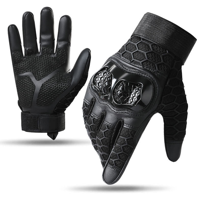 Schützende taktische Handschuhe mit Knöchelschutz - Schwarz - XL - image 4