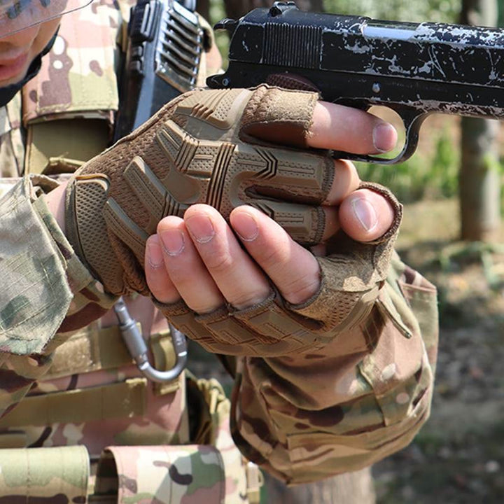 Taktische Mechaniker-Halbfingerhandschuhe, rutschfest und atmungsaktiv - image 3