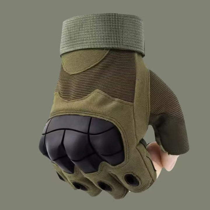 Minimalistische taktische, ästhetische Militär-Halbfingerhandschuhe - image 1