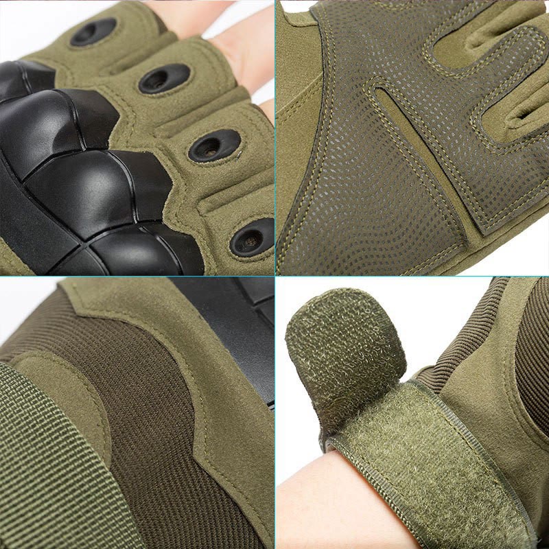 Minimalistische taktische, ästhetische Militär-Halbfingerhandschuhe - image 2