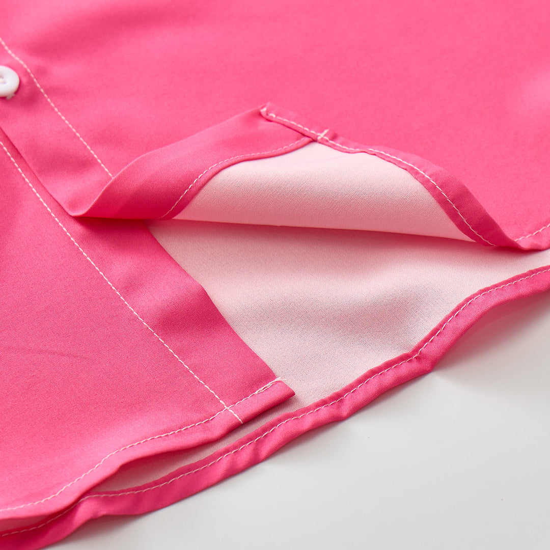 Westernhemd mit pink-gelbem Kaktus-Joch - image 8