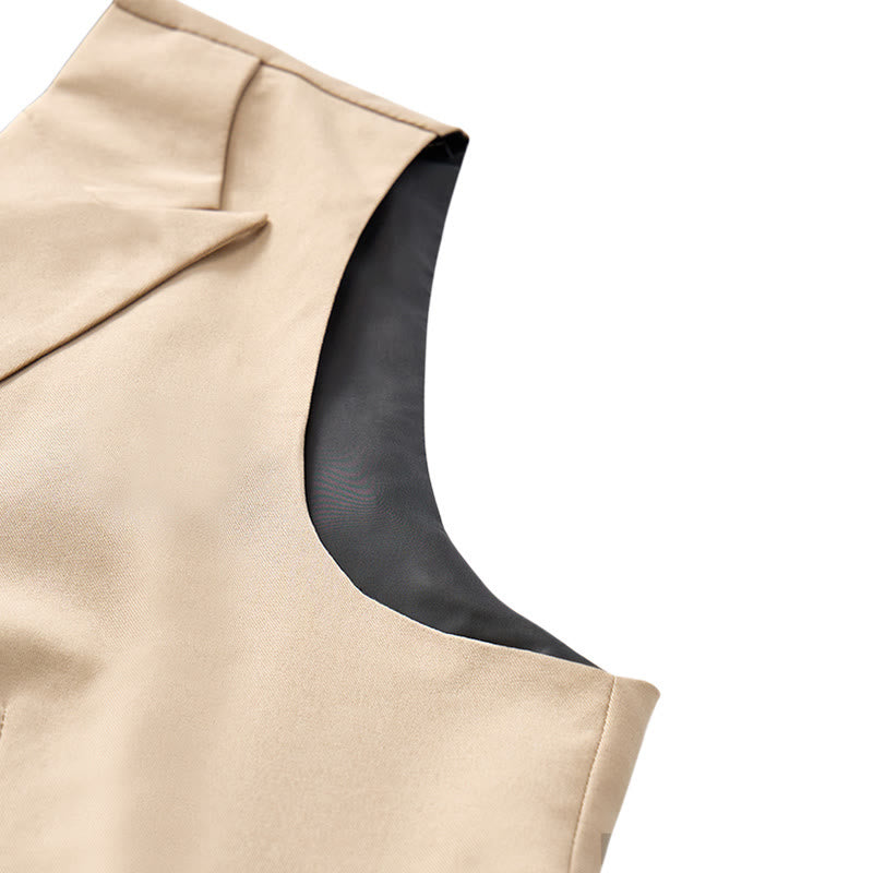 Moderne Herren-Cowboyweste, zweireihiger Anzug mit Brosche - image 8