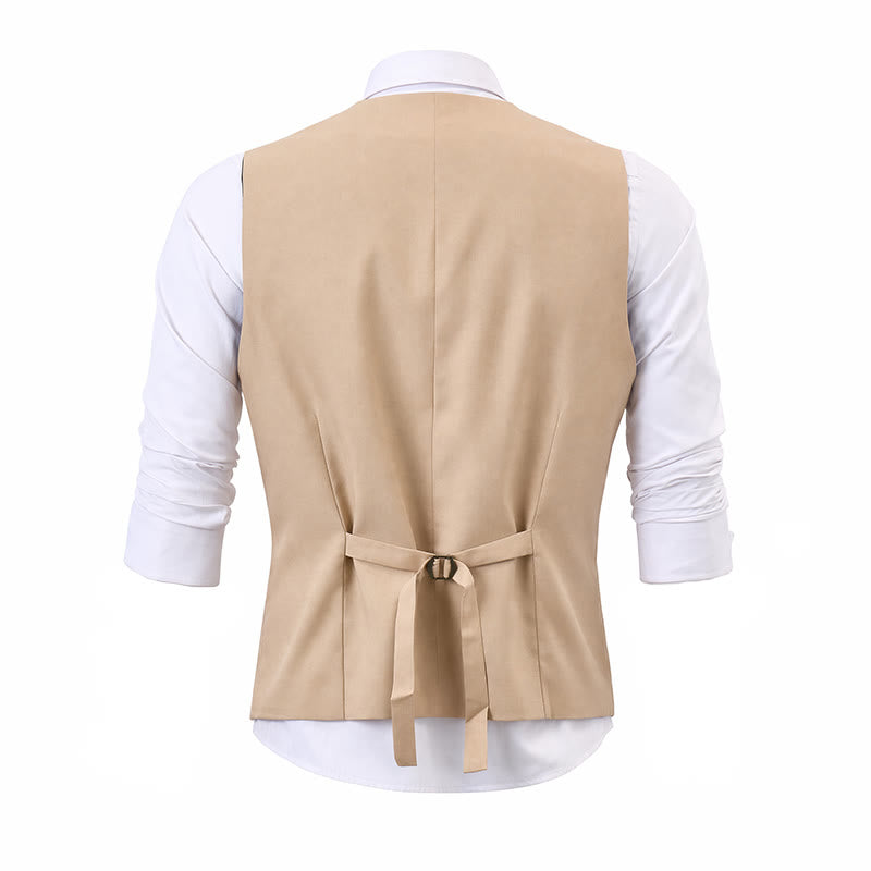 Moderne Herren-Cowboyweste, zweireihiger Anzug mit Brosche - image 11