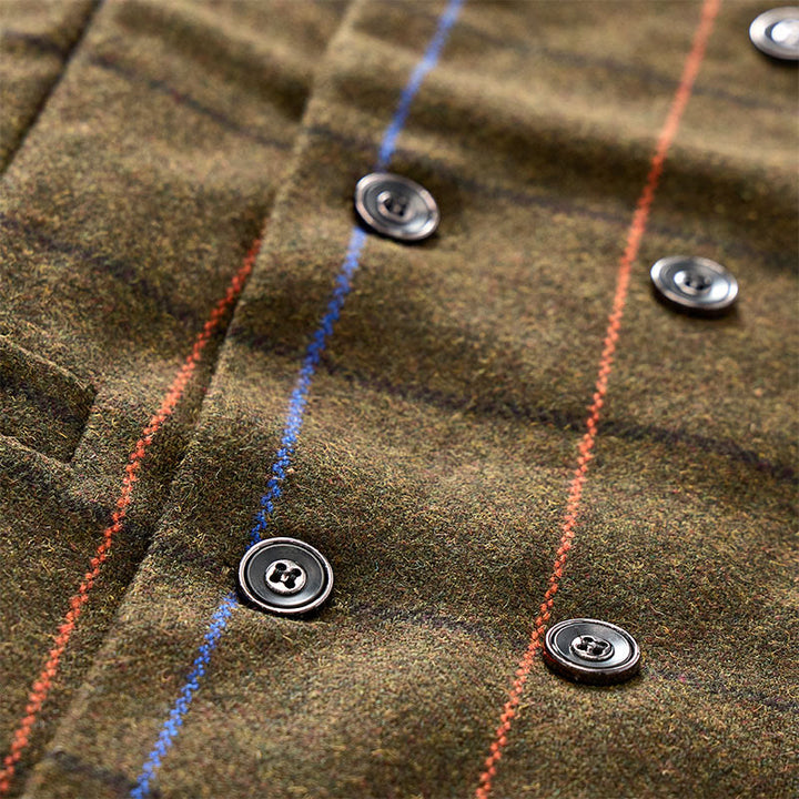 Herren-Anzugweste mit Karomuster im Peaky Blinders-Stil - image 7