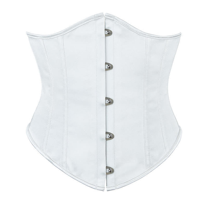 Steampunk-Unterbrustkorsett für Damen für Kleider - Weiß - 2XL - image 6