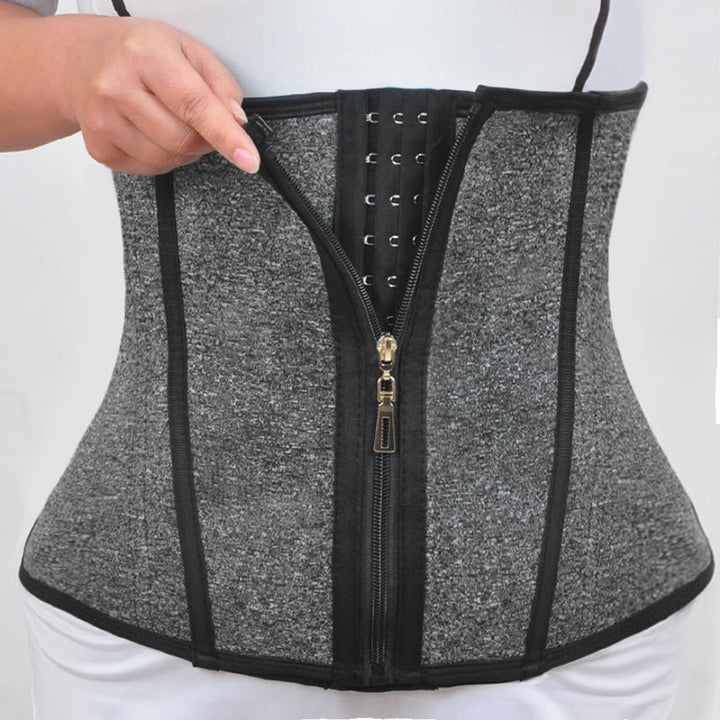 Damen-Taillenformer mit Nylonstäben, mehreren Haken hinten, Bauchkontrolle, schlankmachendem Korsett - image 12