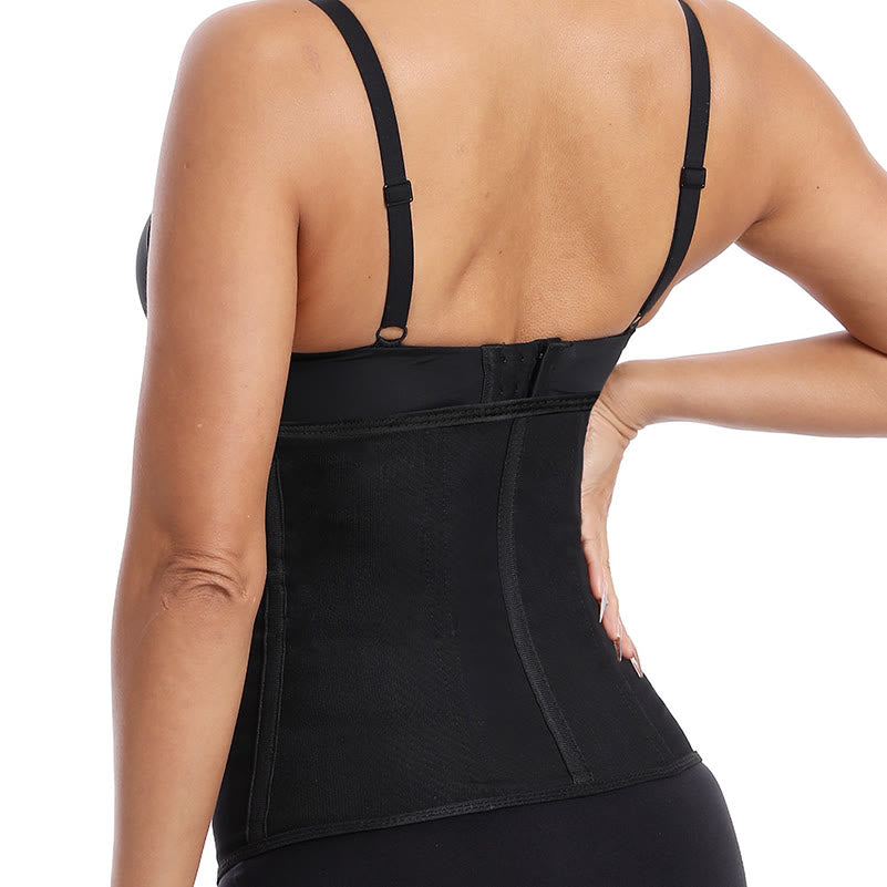 Damen-Taillenformer mit Nylonstäben, mehreren Haken hinten, Bauchkontrolle, schlankmachendem Korsett - image 11