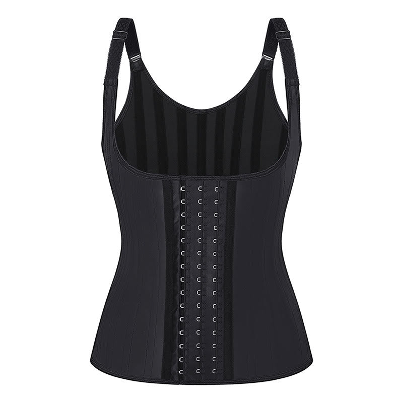 Latex-Formweste für Damen nach der Geburt mit 25 Stahlstäben - Schwarz - 6XL - image 2