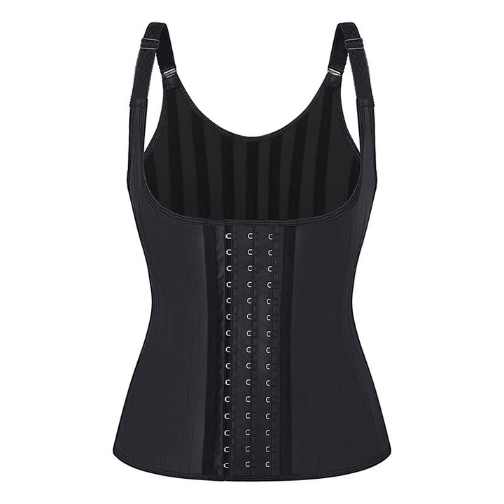 Latex-Formweste für Damen nach der Geburt mit 25 Stahlstäben - Schwarz - 6XL - image 2