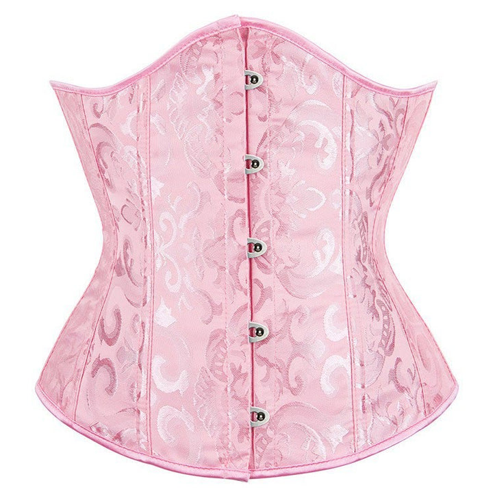 Damen-Korsett aus Polyesterspitze mit Bauchkontrolle und Figurformer - Rosa - XL - image 9