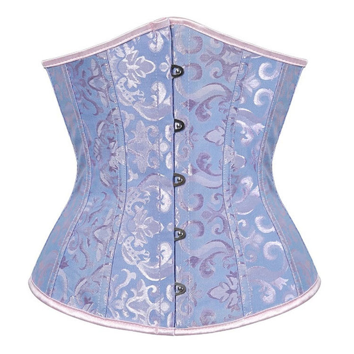 Damen-Korsett aus Polyesterspitze mit Bauchkontrolle und Figurformer - Lake Blue - XL - image 8