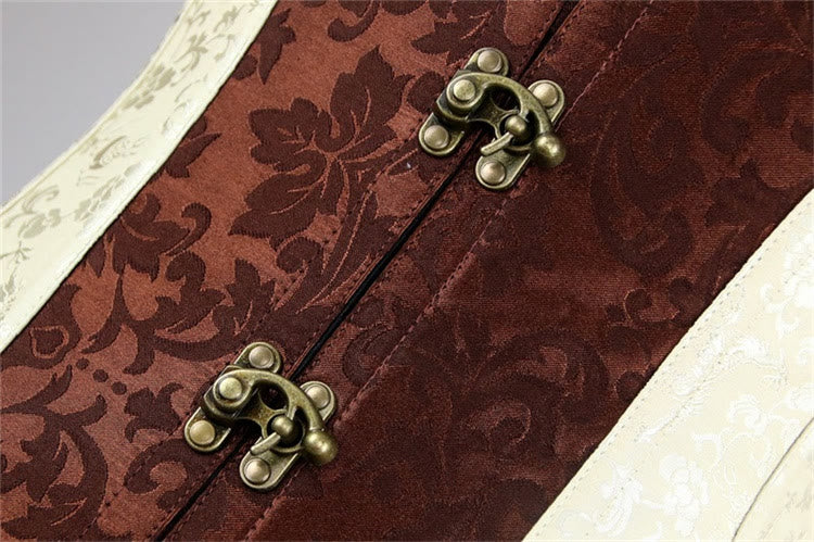 Gothic-Jacquard-Korsett für Damen, Taillenformer, Figurformer - image 6