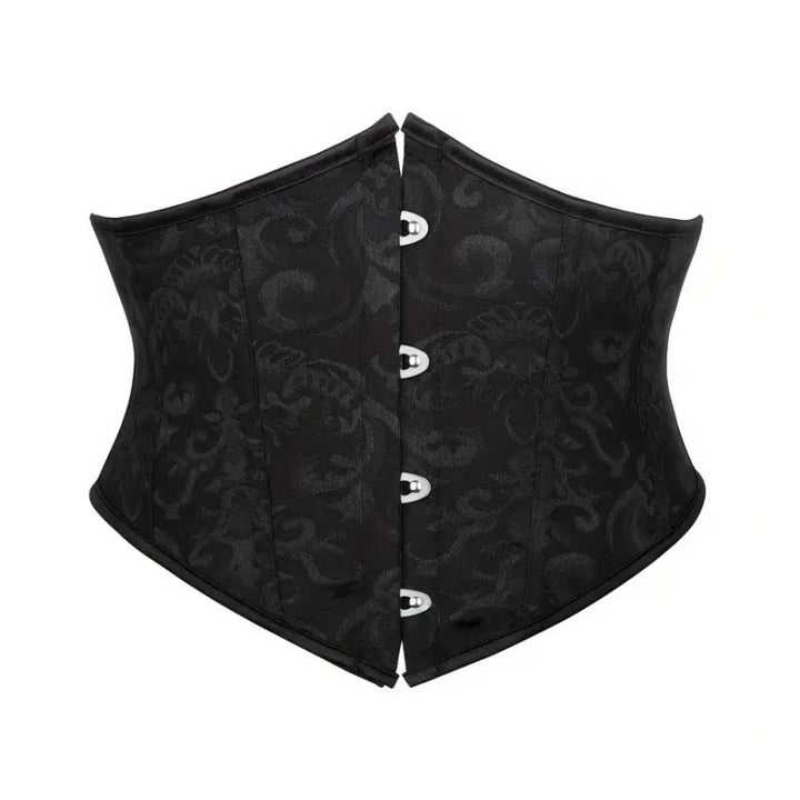 Damen-Unterbrustkorsett, Taillenformer, Bauchkontrolle - Schwarz - 2XL - image 2