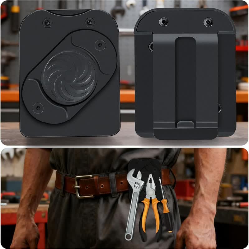 Hochleistungs-Magnet-Werkzeughalterclip für Elektriker und Mechaniker - Schwarz - image 0