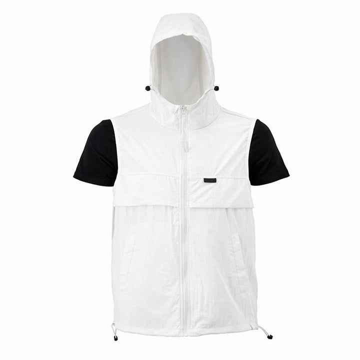 Atmungsaktive, mit Kapuze versehene Sonnenschutzweste für Herren für Outdoor-Sportarten - image 18