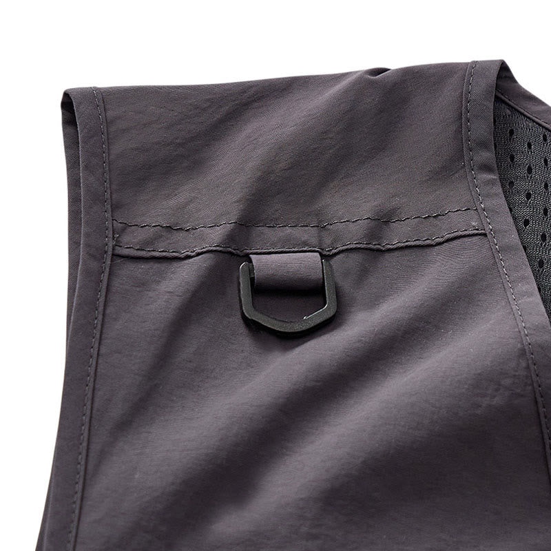 Herren Outdoor-Weste mit mehreren Reißverschlusstaschen, schnelltrocknend, vielseitig einsetzbar - image 12