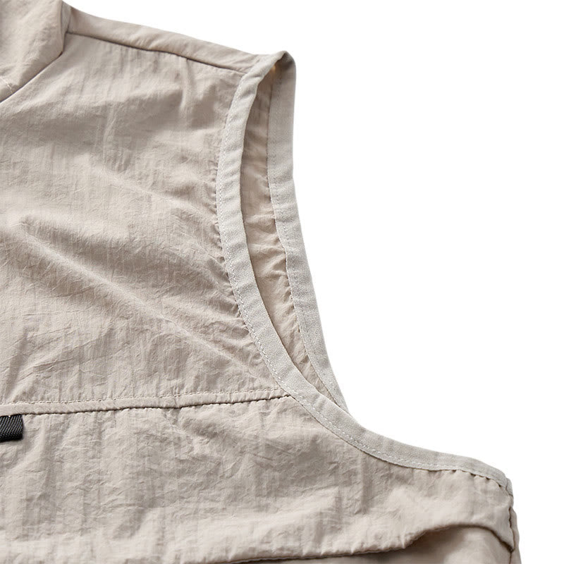 Atmungsaktive, mit Kapuze versehene Sonnenschutzweste für Herren für Outdoor-Sportarten - image 12