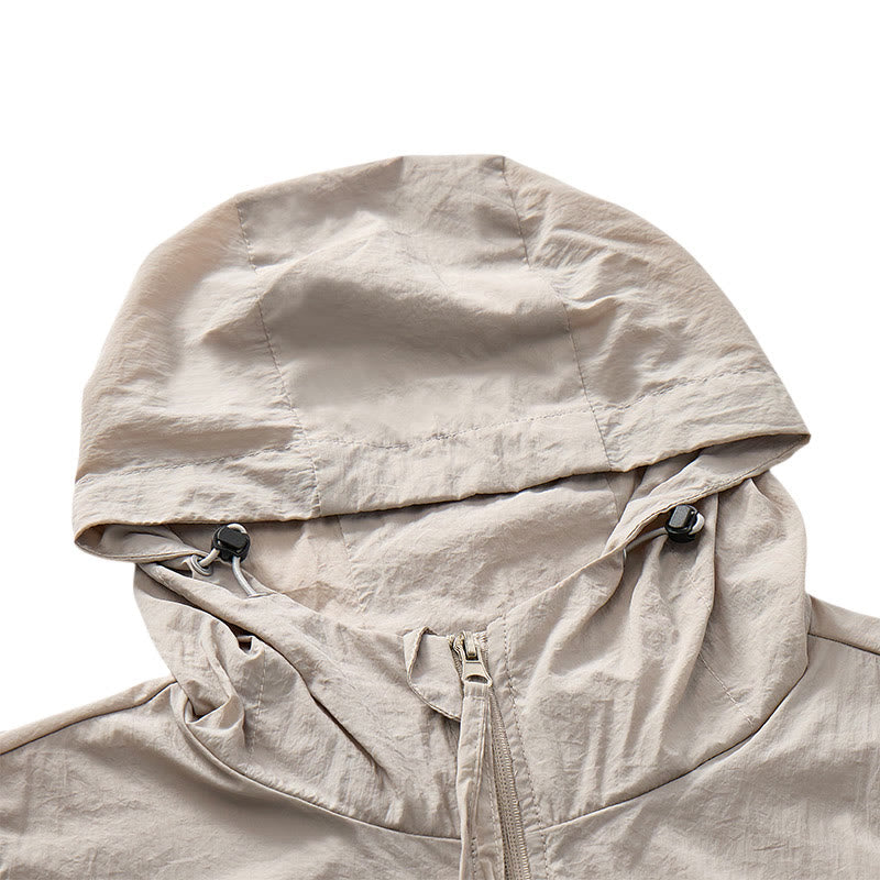 Atmungsaktive, mit Kapuze versehene Sonnenschutzweste für Herren für Outdoor-Sportarten - image 10